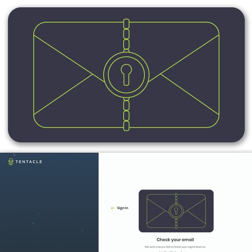 Visuals for cyber security service