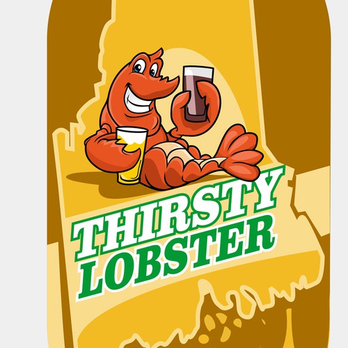 logo with lobster