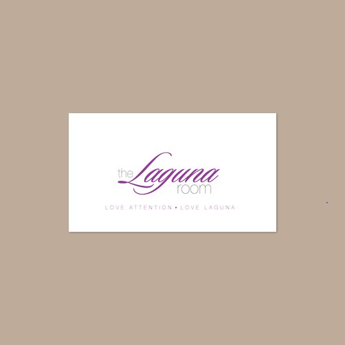 Logo concept #3 for LAGUNA ROOM