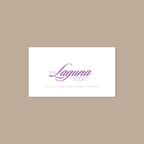 Logo concept #3 for LAGUNA ROOM