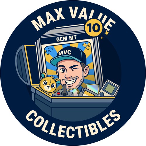 Concept de logo pour un magasin d'objets de collection