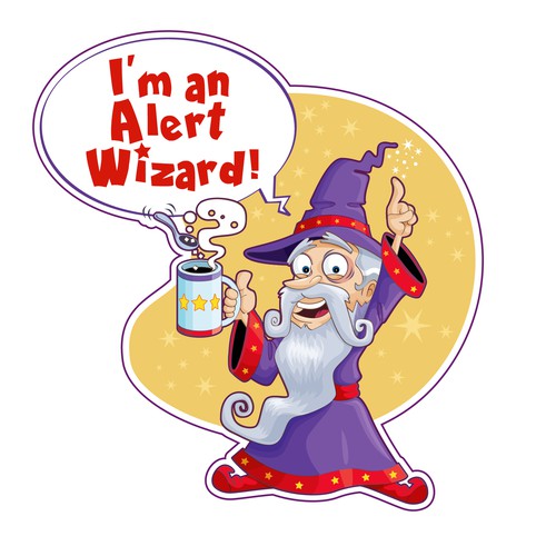 ALERT WIZARD STICKER