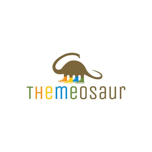 Create a logo that has a DINOSAUR in it!