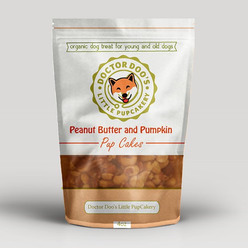 Packaging-Peanut Butter and Pumpkin Pup Cakes 