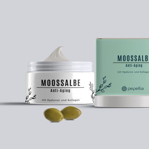 Packaging concept for anti-aging cream