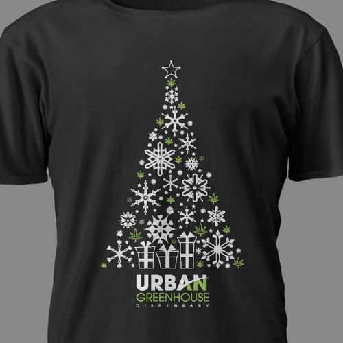 Christmas T Shirt for Medial Marijuana Dispensary!