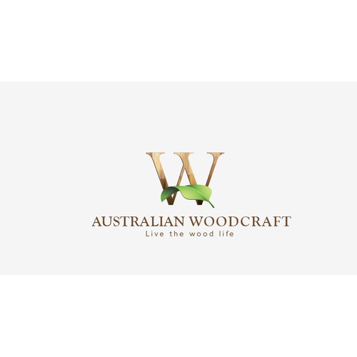 Australian Woodcraft, "Live the wood life" - NEW LOGO DESIGN