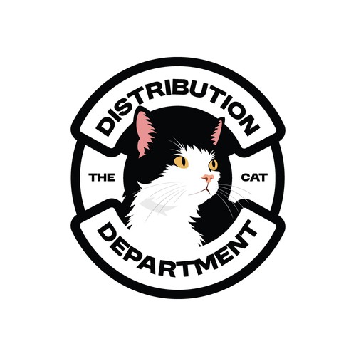 The Cat Distribution Department Logo Design