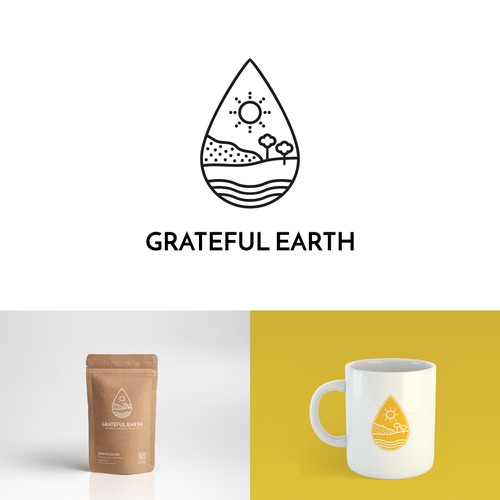 Logo for a healthy beverage brand