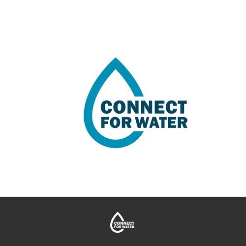 Logo concept for cleaning water business