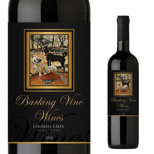Barking Vines Wine Labels