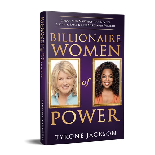 Create Oprah Winfrey/Martha Stewart book cover for CreateSpace