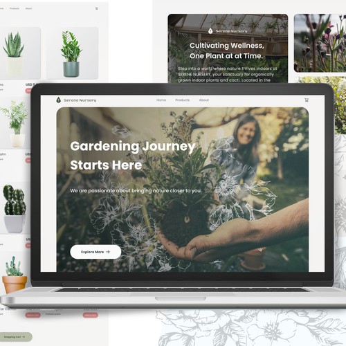 Plant nursery web app