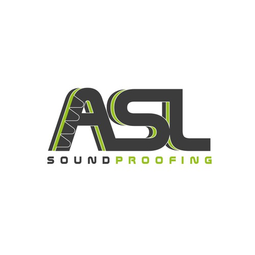 Create the next logo for ASL Soundproofing