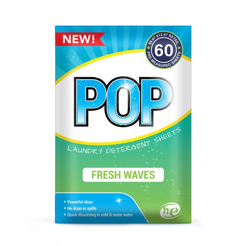 Pop Laundry Detergent Sheets