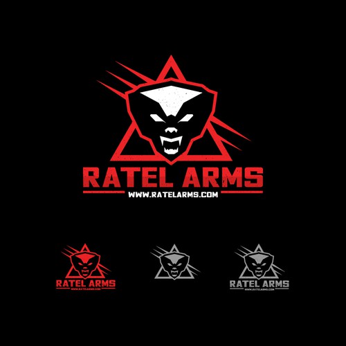 Logo concept for "Ratel Arms".