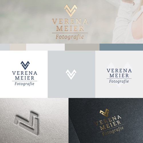 Logolayout für Verena Meier Fotografie Entwurf B