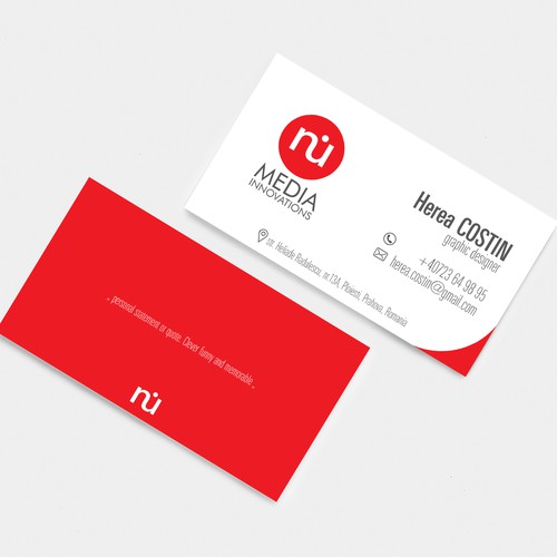 Business card.