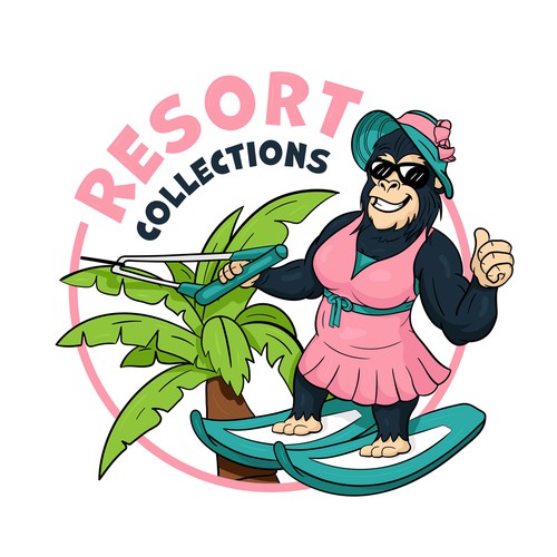 "Resort Collections - The Gorilla store" Logo