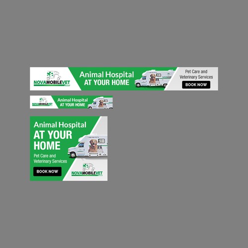 Banner Ads Design for Nova Mobile Vet