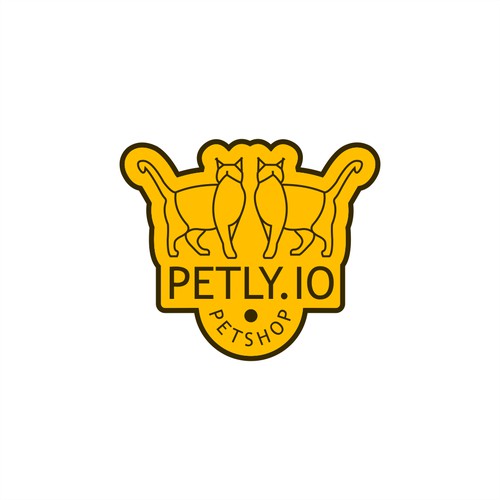 petshop line logo design