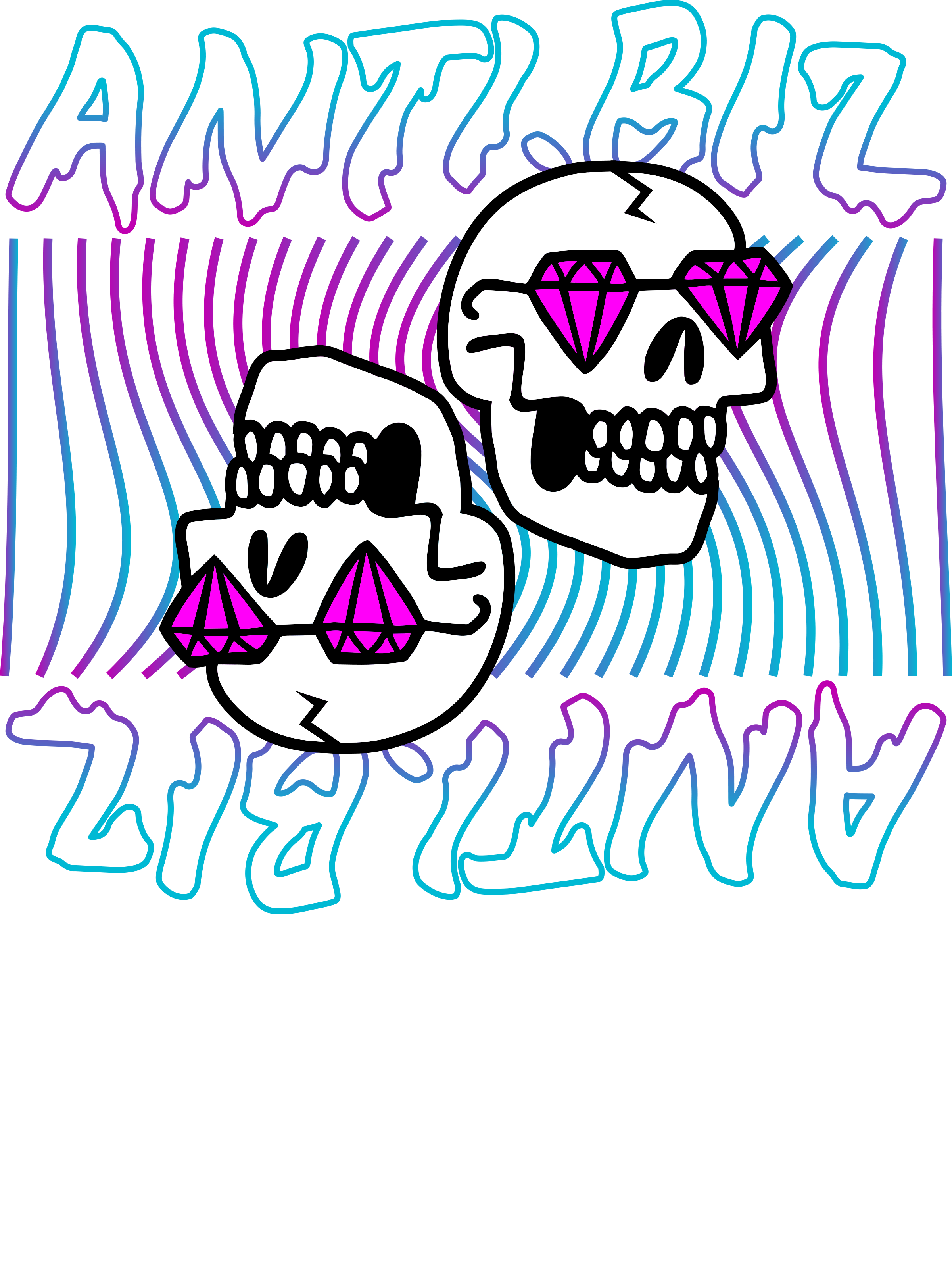 Anti.biz Streetwear Text/WordGeometric design T-Shirt Contest