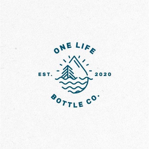 One Life Bottle Co. Logo Design