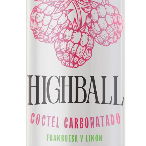 Carbonated Cocktail Drink Label