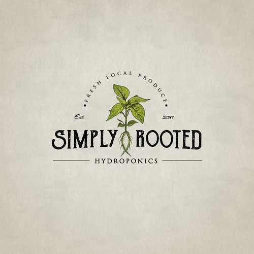 Simply rooted, logo