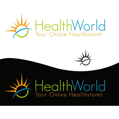 HealthWorld needs a logo that people can feel good about