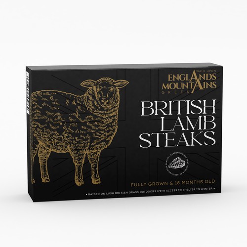 Lamb Steaks - Product Packaging