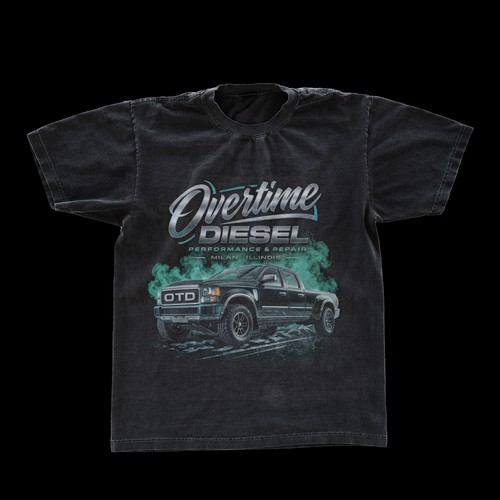 Truck repair shop T-Shirt design