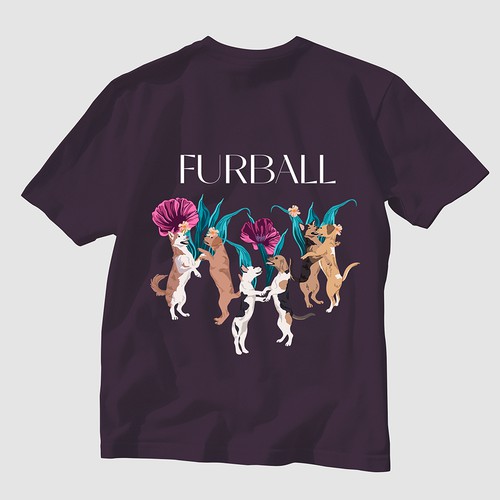 Furball Gala tshirt design