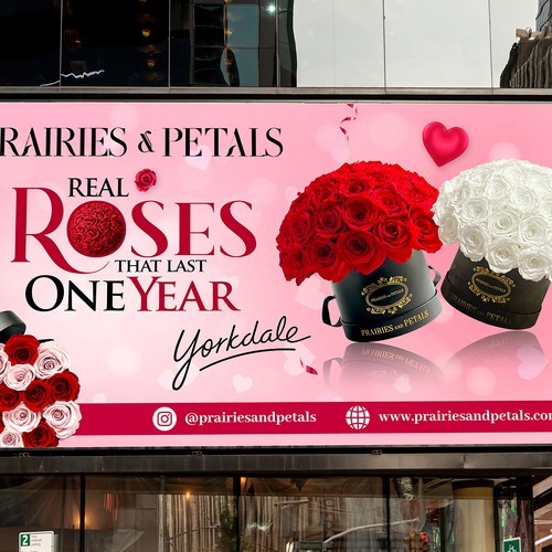 Billboard Design for Valentine's Day!