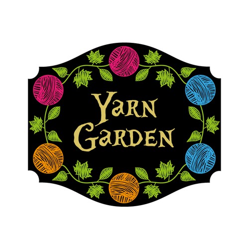 Logo for "Yarn Garden"