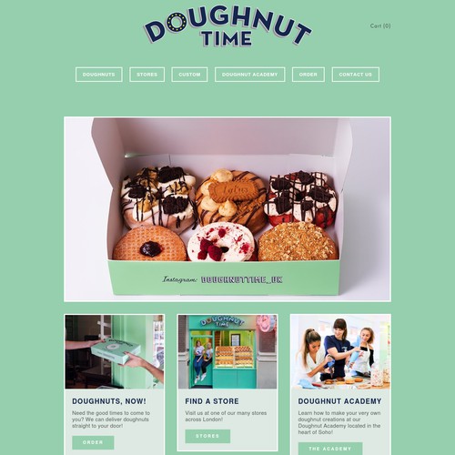 Doughnut Time UK Re-Design