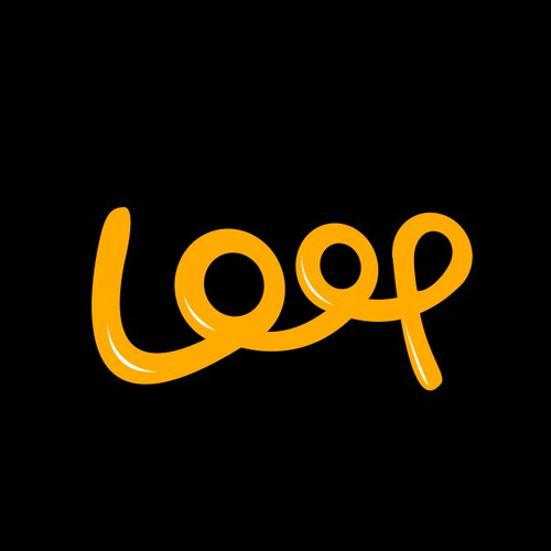 Typography Logo for Loop