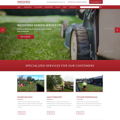 Garden Service Web Design