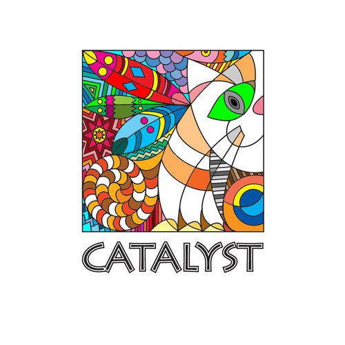 Logo for cat shop