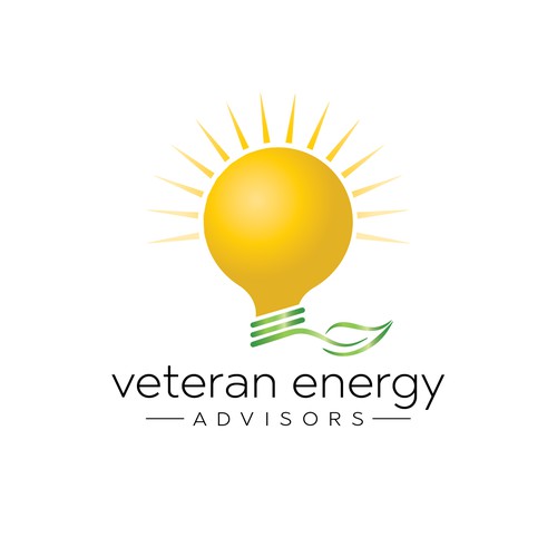 Logo concept for a natural energy source brand.