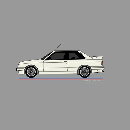 Minimal Bmw  BMW e30 m3 Illustration