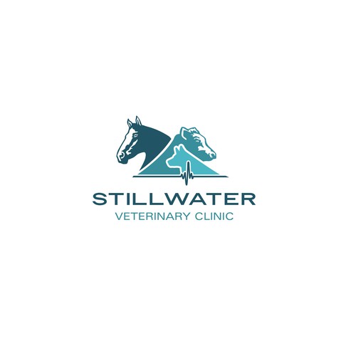 Logoconcept for a Veterinary Clinic in Montana