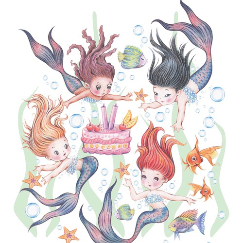 Mermaid Illustrations