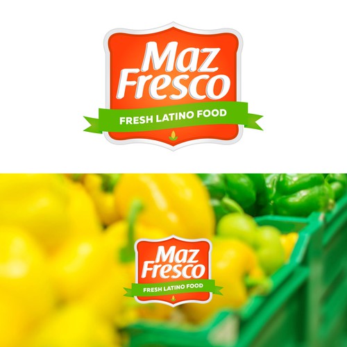 Logo for a grocery store