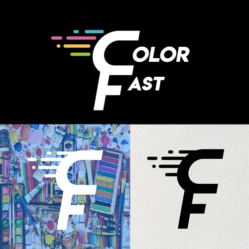 Minimal Logo concept for Art and Paint supplier Company 