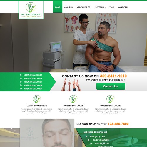 Physiotherapy Bio Center  website
