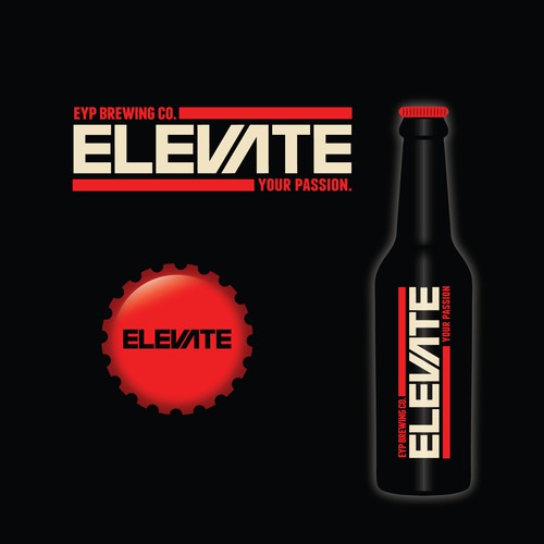 Logo for Elevate Brewery 