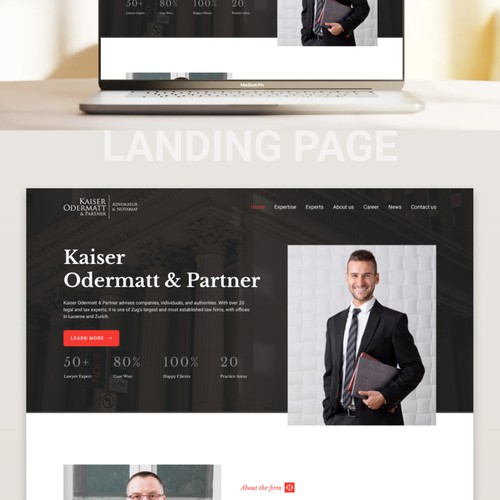 Law firm websire redesign