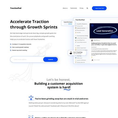 website for a growth agency