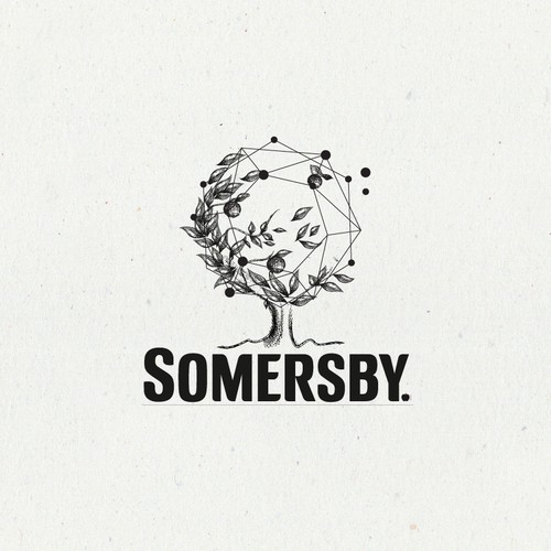  CARLSBERG SOMERSBY ELEGANT AND PLAYFUL LOGO